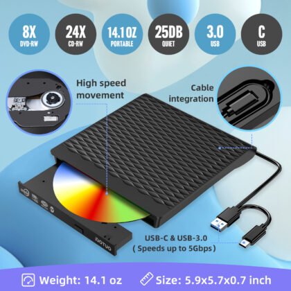 9-2 SY-IDD023 External CD/DVD Drvie Read/Write