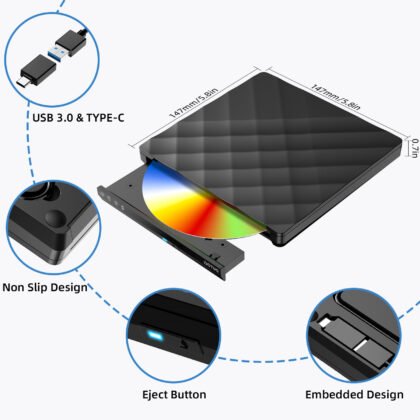 Portable Optical Drive for SY-IDD025
